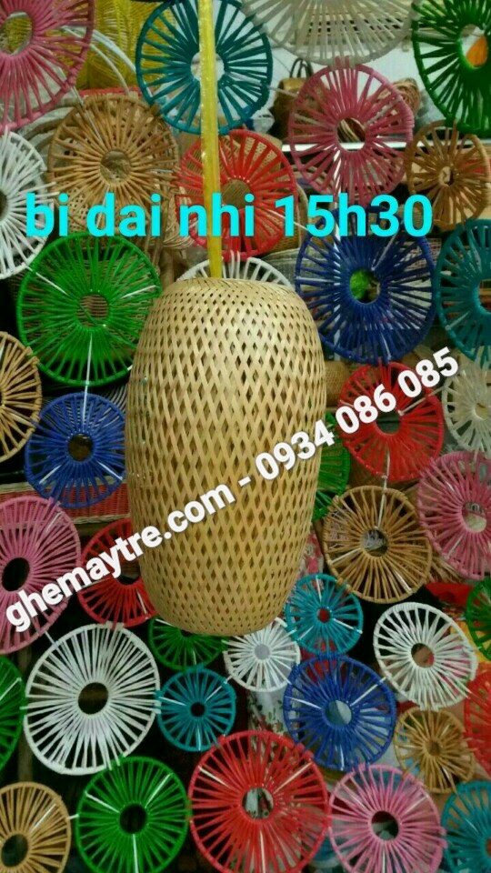 
								Đèn mây tre BV760