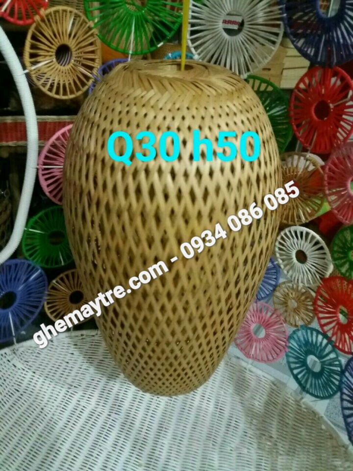 
								Đèn mây tre BV761