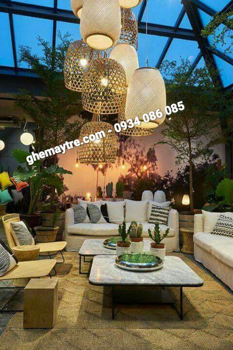
								Đèn mây tre BV720