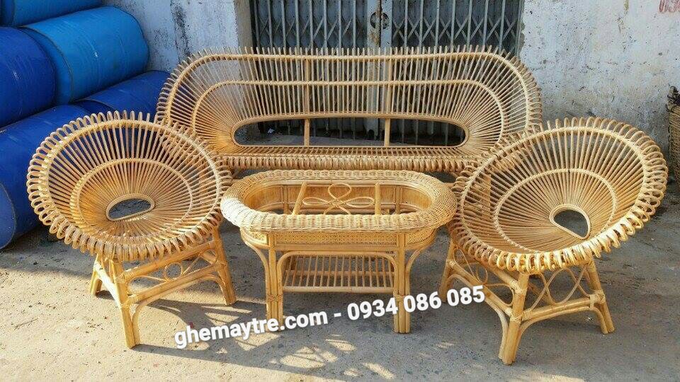 
								Bàn ghế sofa mây BV843